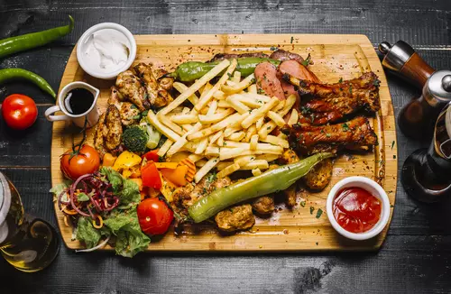 Assiette à partager